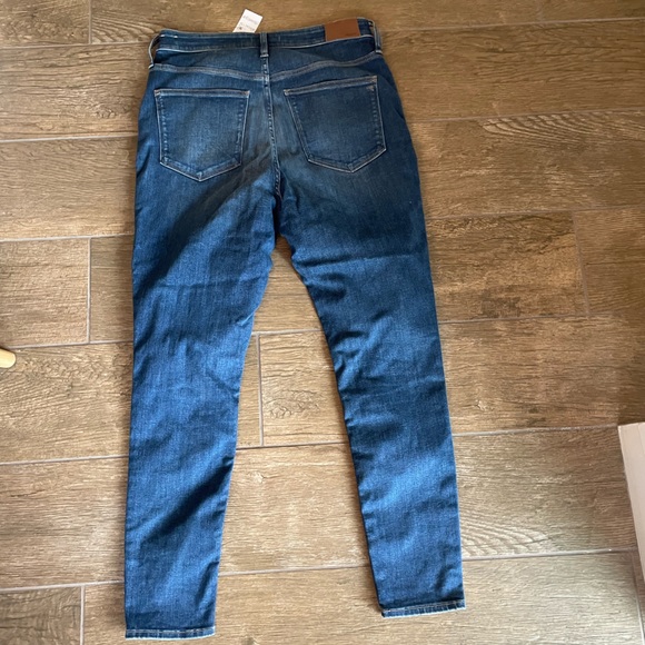 Madewell Tall Curvy High-Rise Skinny Jeans in Lanette Wash sz 32T NA903 - Picture 3 of 4